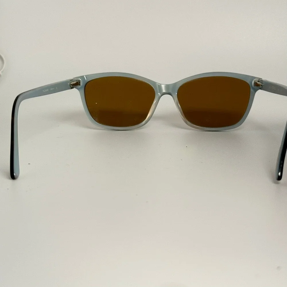 Via Spiga Paola 550 Sunglasses Tortoise Blue Square Frames Zyloware 140mm